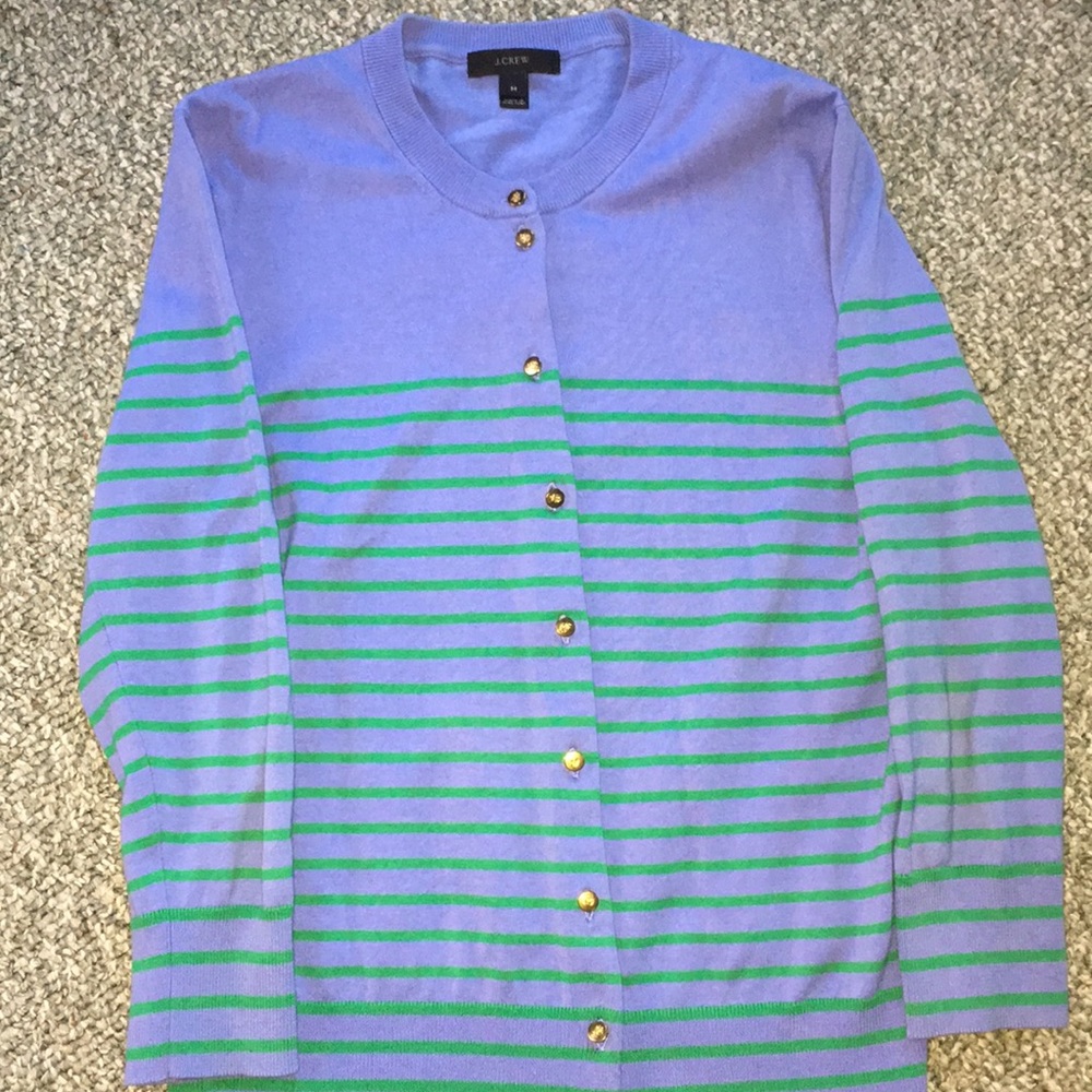 JCrew striped sweater size M
